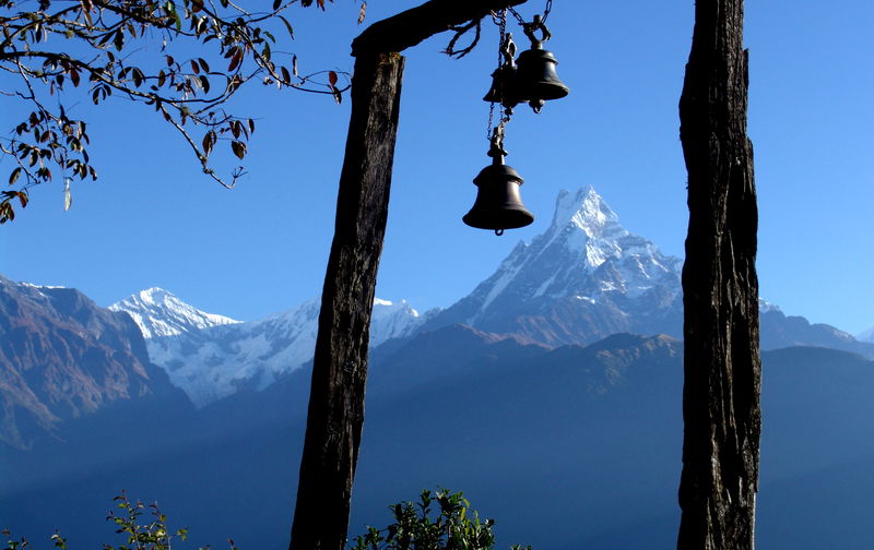 The sacred 'Fish Tail' peak of Machhapuchrre